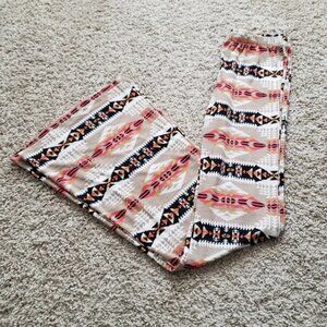 Love Tree Happens Aztec Cream, Black and Orange Stretchy Bells.